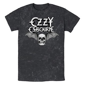 Men's Ozzy Osbourne Winged Skull Graphic Tee