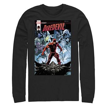 Men's Marvel Daredevil Legacy Poster Long Sleeve Graphic Tee