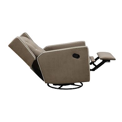Baby Relax Mikayla 4-in-1 Nursery Swivel Recliner Glider