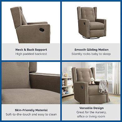 Baby Relax Mikayla 4-in-1 Nursery Swivel Recliner Glider
