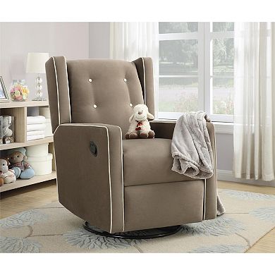 Baby Relax Mikayla 4-in-1 Nursery Swivel Recliner Glider