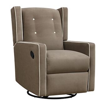 Baby Relax Mikayla 4-in-1 Nursery Swivel Recliner Glider