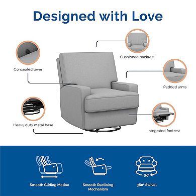 Baby Relax Rylan 4-in-1 Swivel Recliner Glider