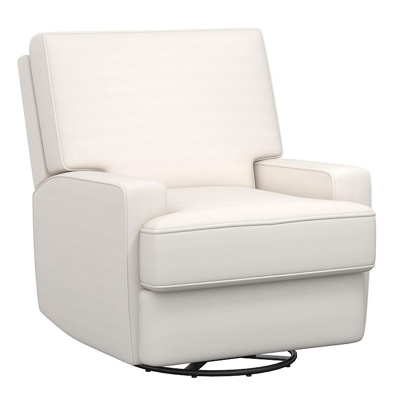 Baby Relax Rylan 4-in-1 Swivel Recliner Glider, White