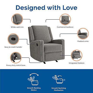 Baby Relax Robyn 2-in-1 Recliner Glider