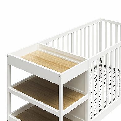 Baby Relax Ema 3-in-1 Convertible Crib & Changing Table
