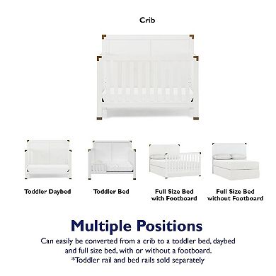 Baby Relax Miles 5-in-1 Convertible Crib