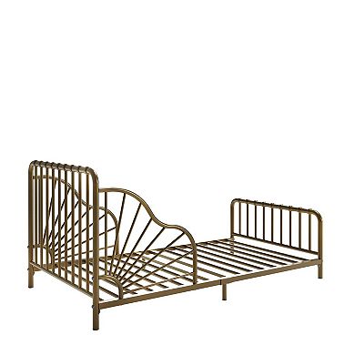 Little Seeds Quinn Whimsical Metal Toddler Bed