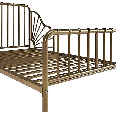 Little Seeds Quinn Whimsical Metal Toddler Bed