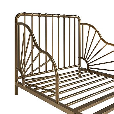 Little Seeds Quinn Whimsical Metal Toddler Bed