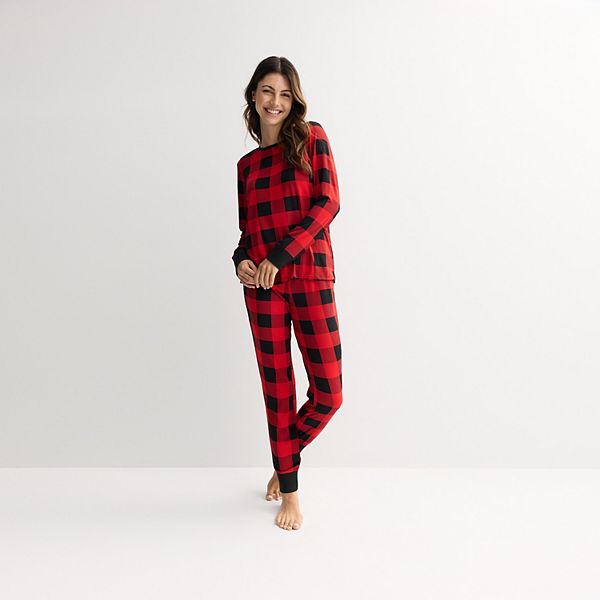 Petite Jammies For Your Families® Buffalo Check Pajama Top & Pajama ...