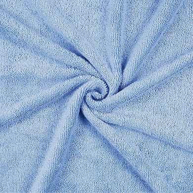 TRIDENT 6-Piece Soft Comfort AIR RICH Cotton Bath Towel, Hand Towel & Washcloth Set