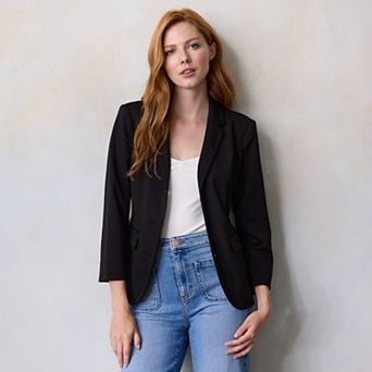 Women's LC Lauren Conrad Hourglass Ponte Blazer
