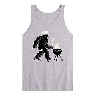 Men's Bigfoot Grill Graphic Tank Top