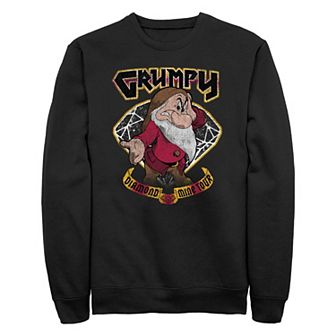 Disney's Snow White And The Seven Dwarfs Grumpy Diamond Mine Tour Men's Fleece Sweatshirt