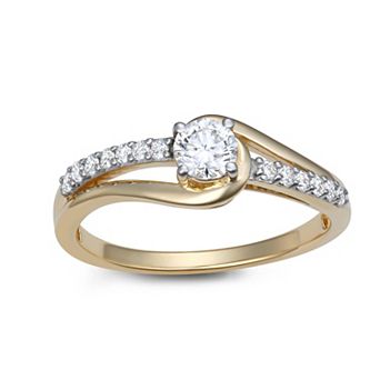 LeRose by Lexi and Rose 10k 1/2 Carat T.W. Lab-Grown Diamond Ring