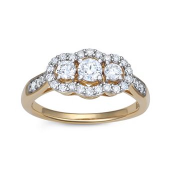 LeRose by Lexi and Rose 10k 3/4 Carat T.W. Lab-Grown Diamond Ring