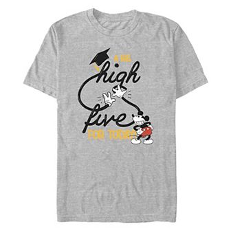 Disney's Mickey Mouse A Big High Five For Today Graduates Men's Graphic Tee