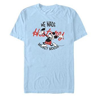 Disney's Mickey Mouse Graduates We Made History Men's Graphic Tee