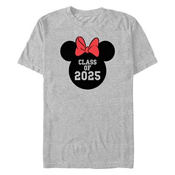 Disney's Minnie Mouse Red Bow Class Of 2025 Men's Graphic Tee