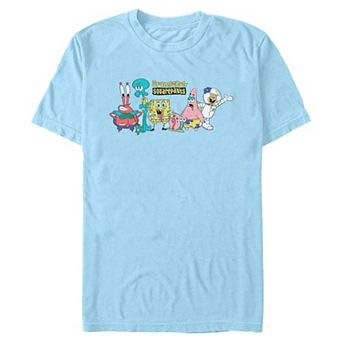 Men's Nickelodeon SpongeBob SquarePants Character Lineup Graphic Tee