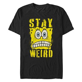 Men's Nickelodeon SpongeBob SquarePants Stay Weird Graphic Tee