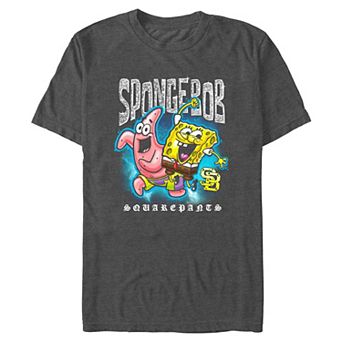 Men's Nickelodeon SpongeBob SquarePants And Patrick Shining Friends Graphic Tee
