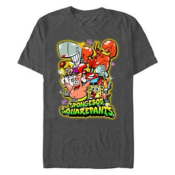 Men's Nickelodeon SpongeBob SquarePants Airbrush Poster Graphic Tee