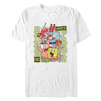 Men's Nickelodeon SpongeBob SquarePants Under The Sea Character Collage Graphic Tee