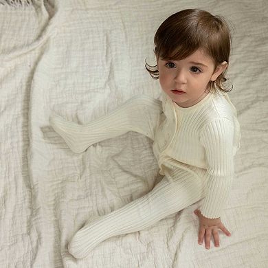 Baby and Toddler Sweater Rib Footie