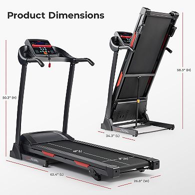 Sunny Health & Fitness Smart Motorized Treadmill