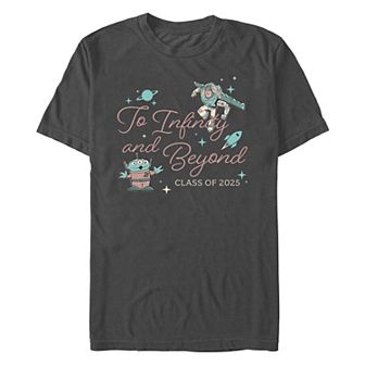 Disney / Pixar's Toy Story Buzz Lightyear And Alien To Infinity and Beyond Class of 2025 Men's Graphic Tee
