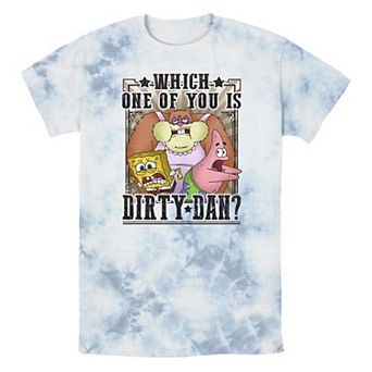 Men's Nickelodeon SpongeBob SquarePants Which One Of You Is Dirty Dan Graphic Tee