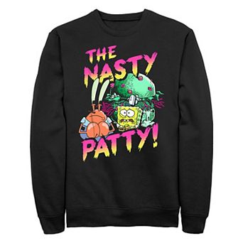Men's Nickelodeon SpongeBob SquarePants The Nasty Patty Fleece Sweatshirt