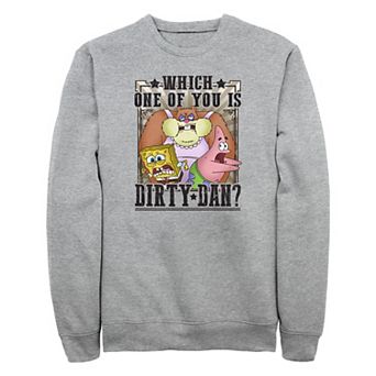 Men's Nickelodeon SpongeBob SquarePants Which One Of You Is Dirty Dan Fleece Sweatshirt