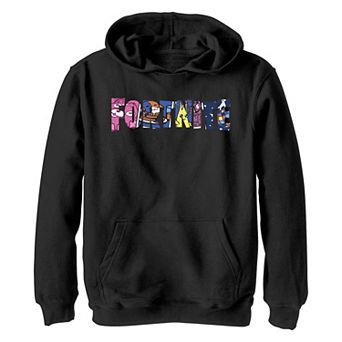Boys 8-20 Fortnite Icon Filled Logo Graphic Hoodie