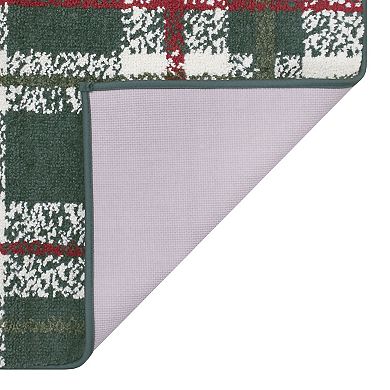 St. Nicholas Square® Supersoft Plaid Throw Rug