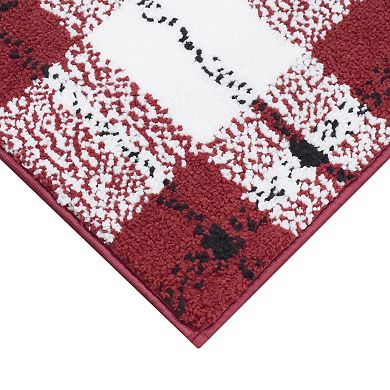 St. Nicholas Square® Supersoft Plaid Throw Rug
