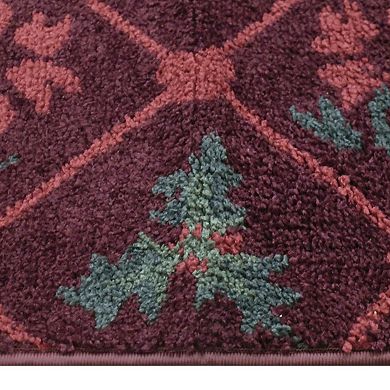 St. Nicholas Square® Mistletoe Supersoft Throw Rug
