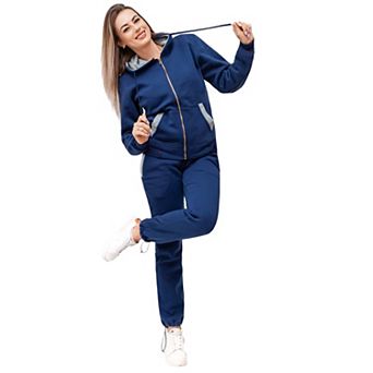 Women’s Blossoms Loungewear Jogging suit Sweat Jacket Sweatpants outfit