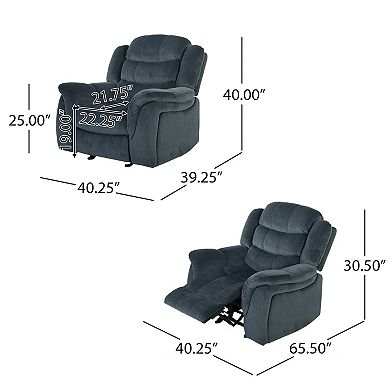 Merax Classic Design Glider Recliner