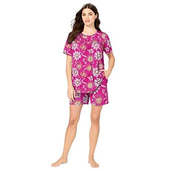 Woman Within Plus Size Serenada Shorty Pajamas