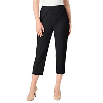 Roaman's Women's Plus Size Plus Size Bend Over Capri Pant