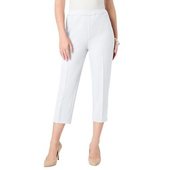 Roaman's Women's Plus Size Plus Size Bend Over Capri Pant