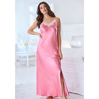 Amoureuse Plus Size Ruffle Lace Gown