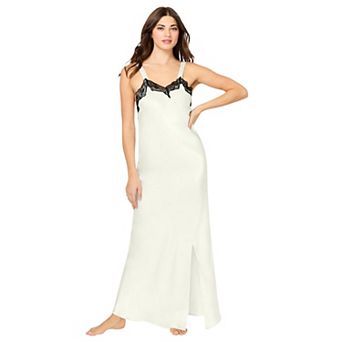 Amoureuse Plus Size Ruffle Lace Gown