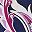 Navy Modern Paisley