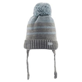 Infant Boys' Knitted Winter Beanie With Earflaps