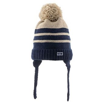 Infant Boys' Knitted Winter Beanie With Earflaps