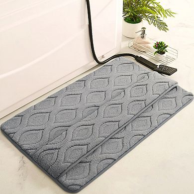 1Pc Quick Dry Bath Mat, Non Slip Absorbent Rug for Shower Floor, Bathroom Decor
